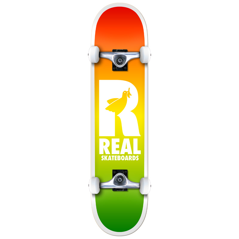 Real Be Free Fades MD Complete Skateboard 7.75 Real Be Free Fades MD Complete Skateboard 7.75