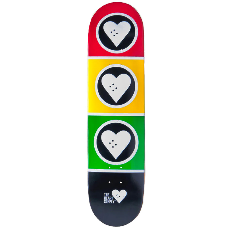 The Heart Supply Squad Deck Rasta 8.125
