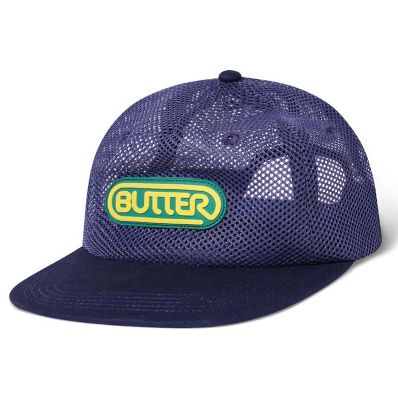 Butter Goods Mesh Shallow Snapback Cap Indigo One Size 1127893 One Size