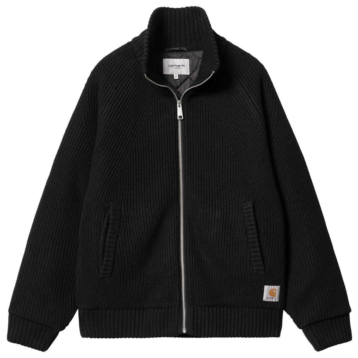 Carhartt WIP Banley Sweater Jacket Black Carhartt WIP Banley Sweater Jacket Black