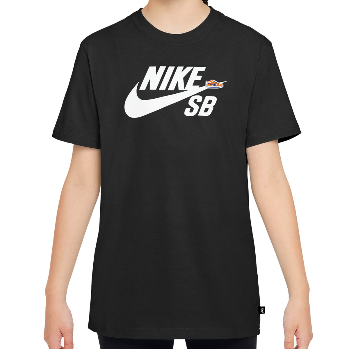 Nike SB Kids Sportswear Logo T-Shirt Black Nike SB Kids Sportswear Logo T-Shirt Black