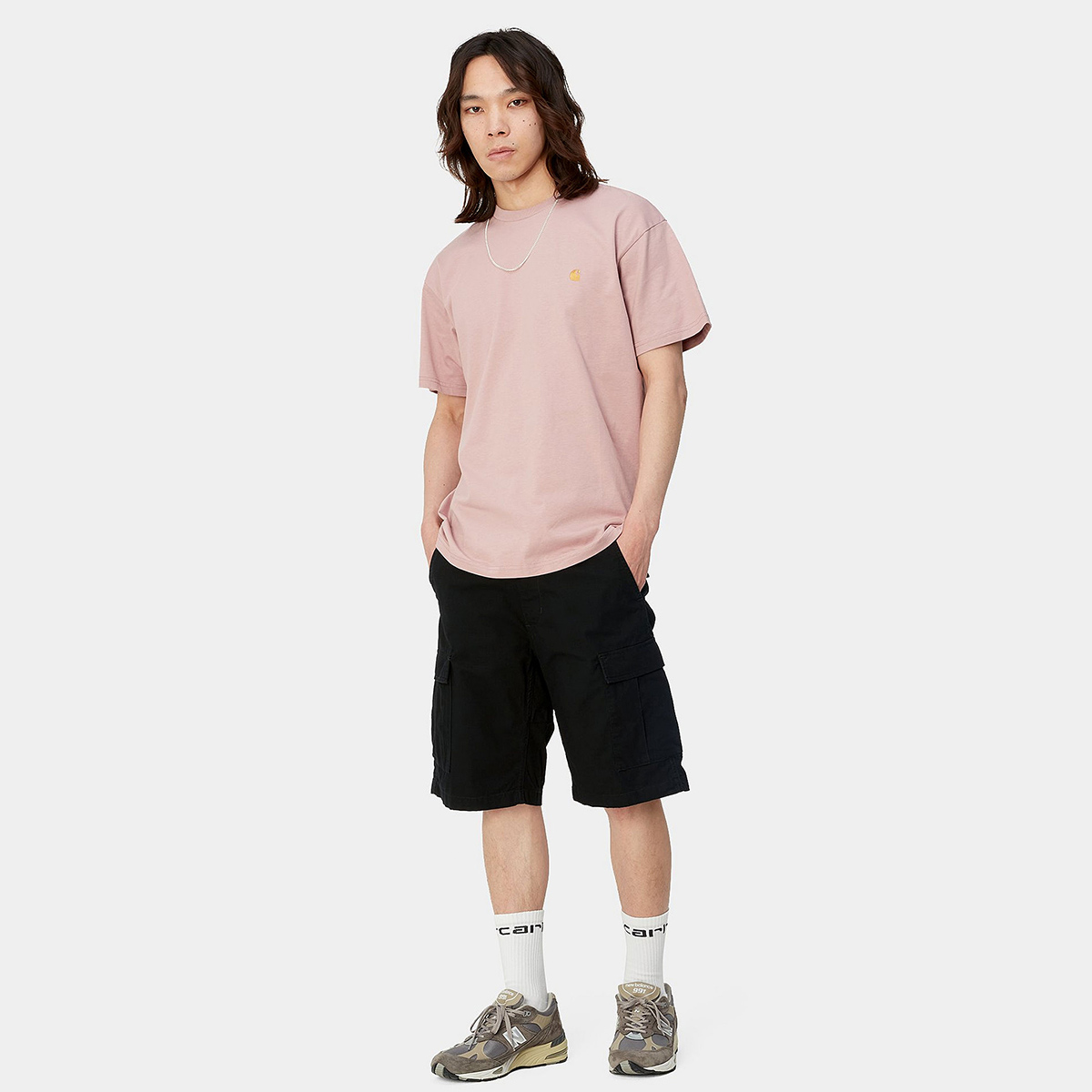 Carhartt WIP Aviation Short Black Rinsed