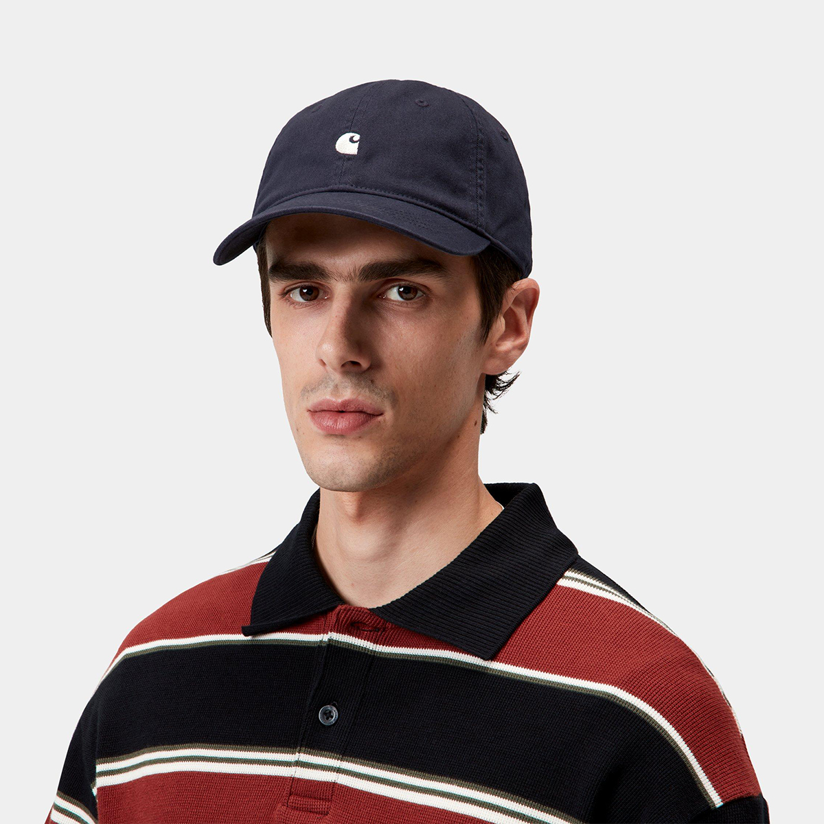 Carhartt WIP Madison Logo Cap Dark Navy/Wax