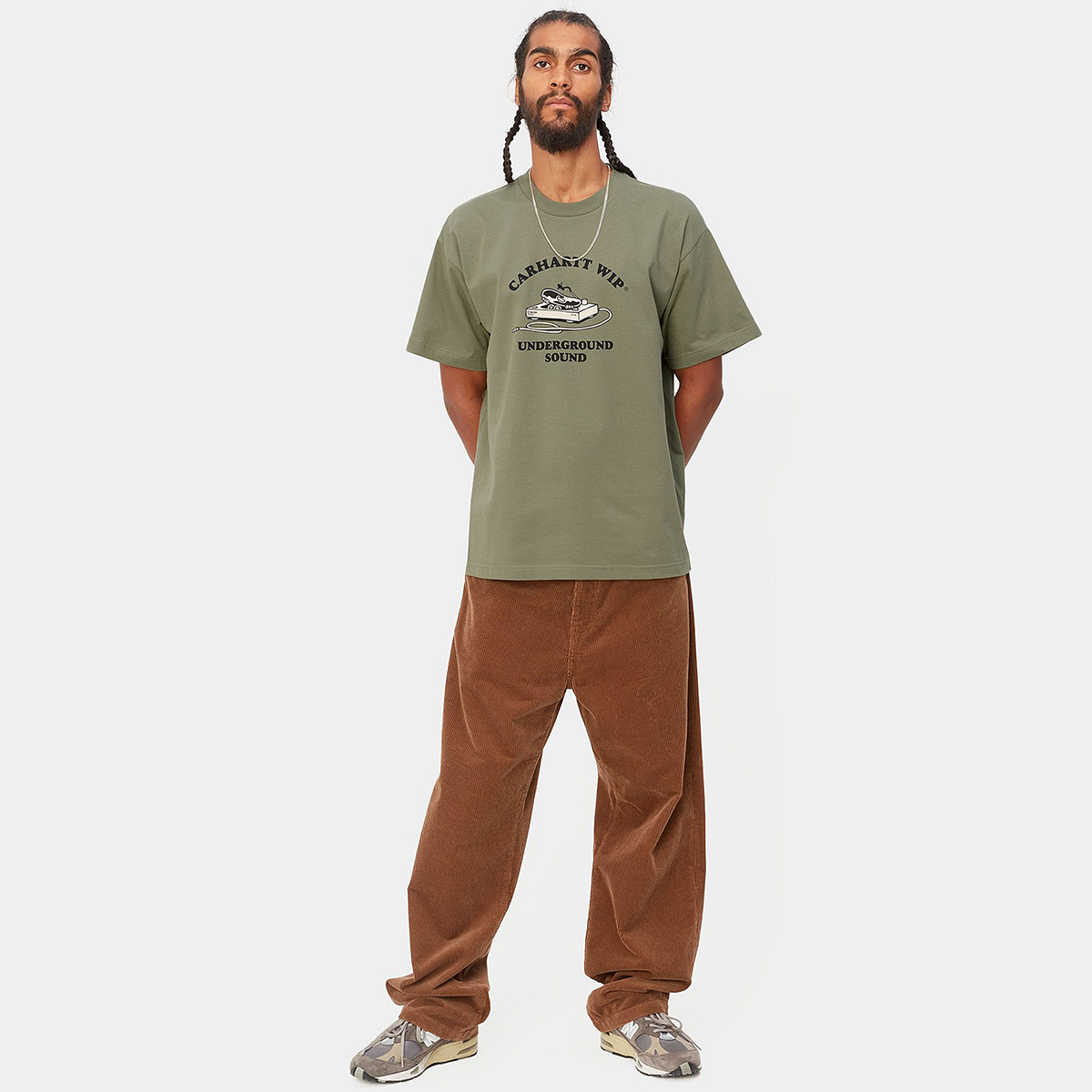 Carhartt WIP Underground Sound T-Shirt Dollar Green Carhartt WIP Underground Sound T-Shirt Dollar Green