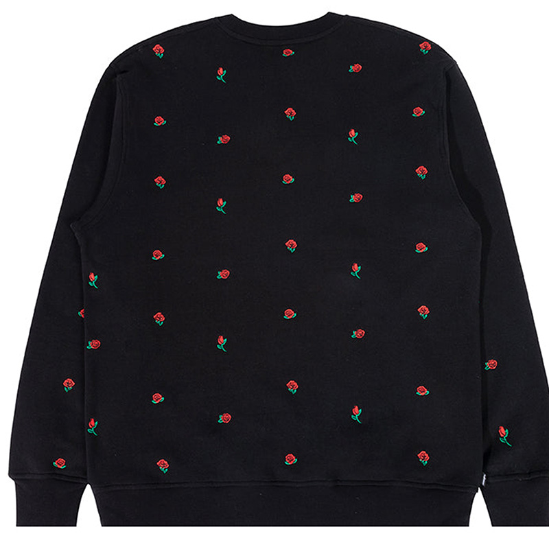 The Hundreds De La Rosa Crewneck Sweater Black