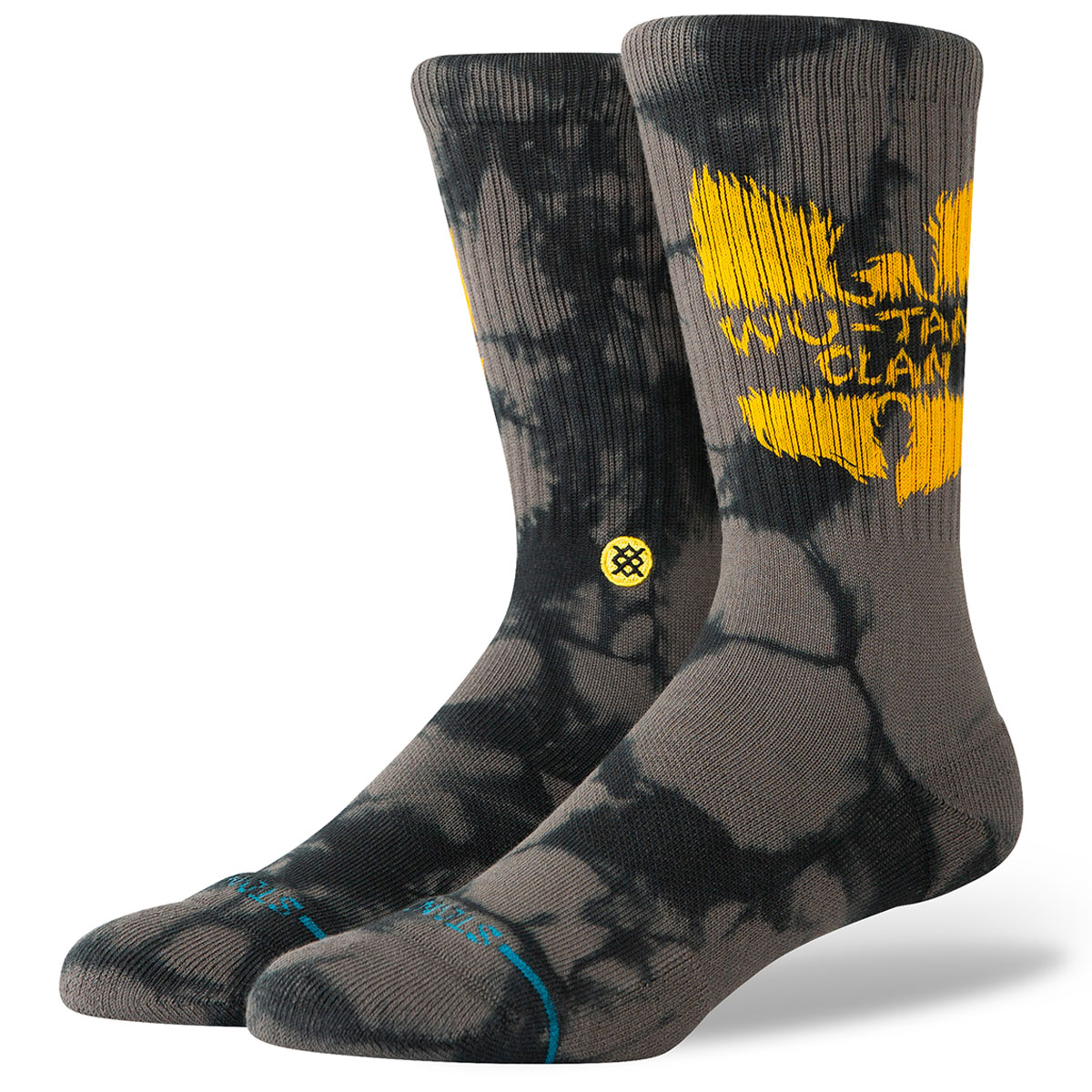 Stance Shaolin Slums Crew Socks Black