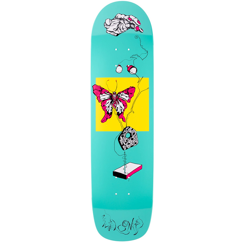 Welcome Puppet Master On Son of Planchette Skateboard Deck Teal/White Dip 8.38