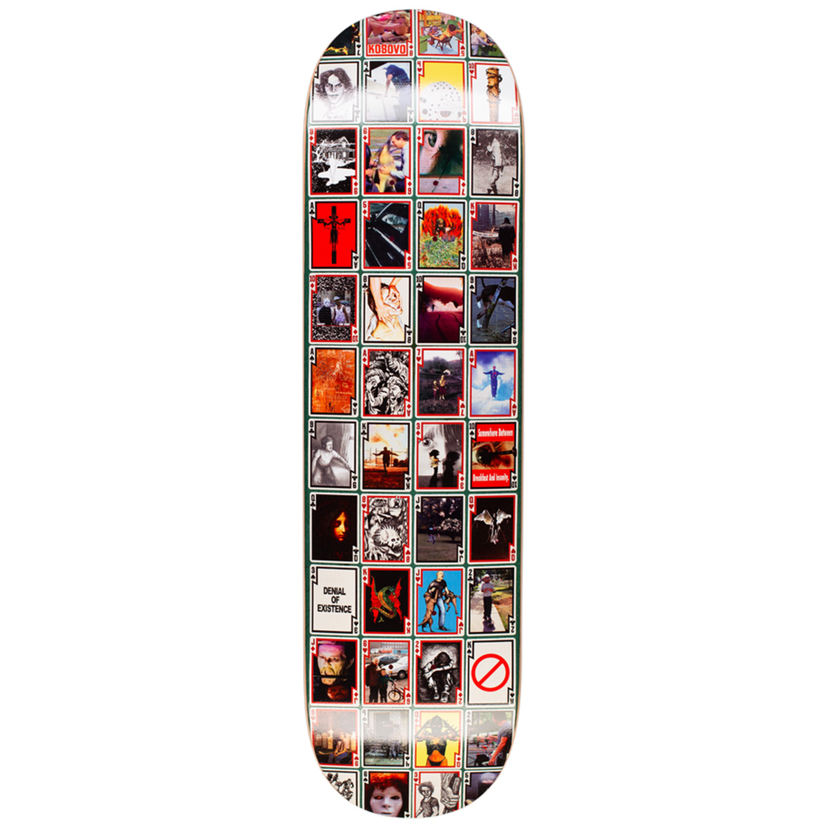 Hockey Playing Cards Skateboard Deck -Shape 1- 8.25