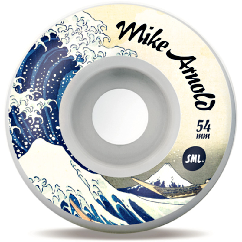 Sml. Big Wave Mike Arnold XL Vcut Shape Wheels 99a 54mm