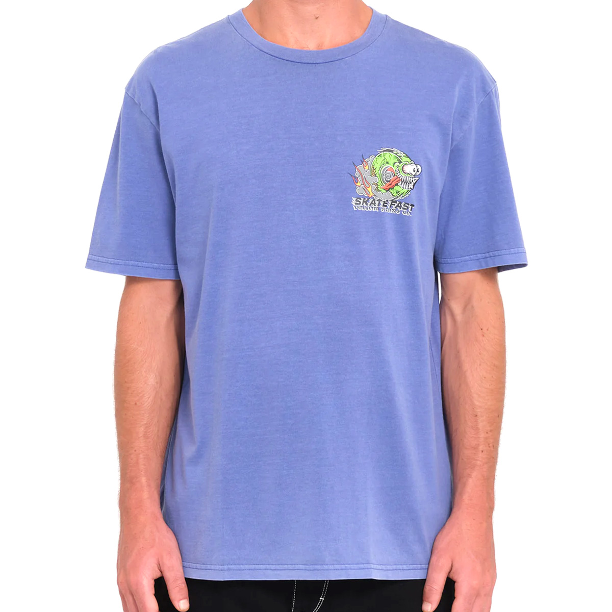 Volcom Crazee Wheel T-Shirt Ballpoint Blue
