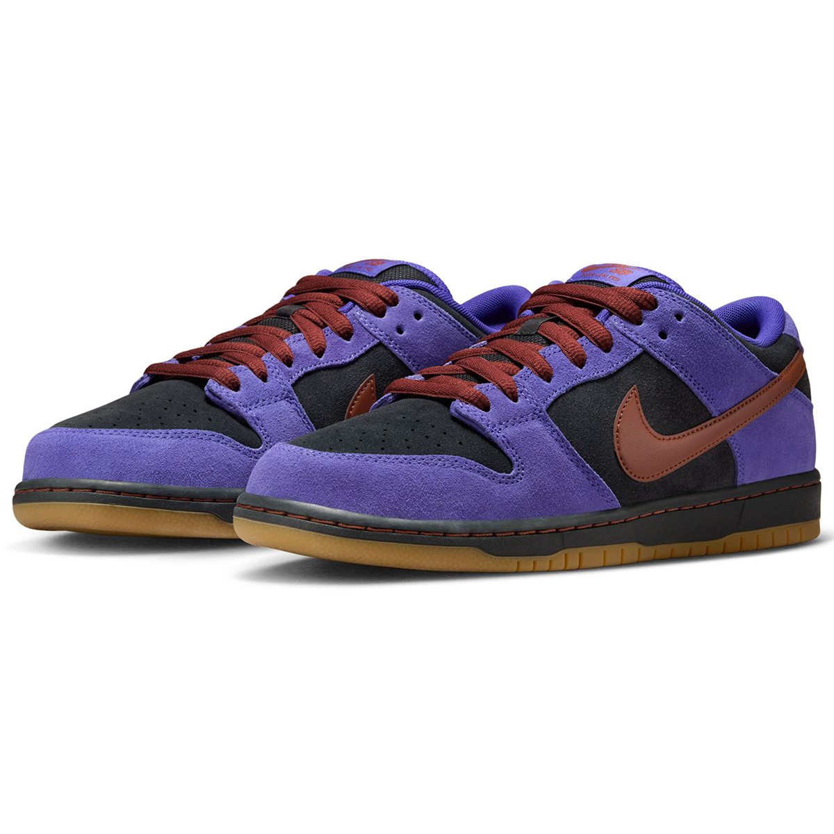 Nike SB Dunk Low Pro Persian Violet/Cinnamon-Off Noir-Gum Med Brown