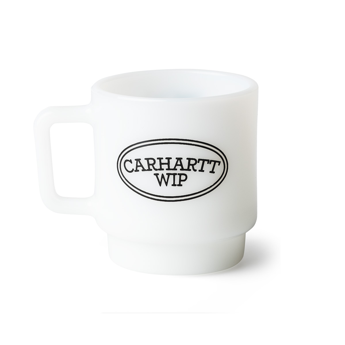 Carhartt WIP Hugging Cats Glass Mug White