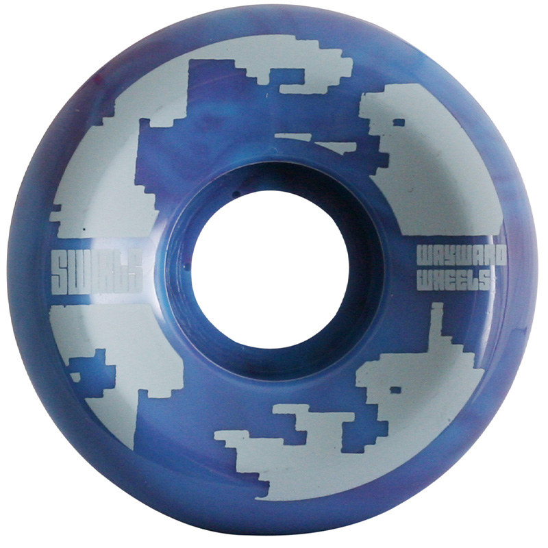 Wayward Swirl Formula Funnel Cut Q2 D1 Turquoise/Purple 83B 54mm