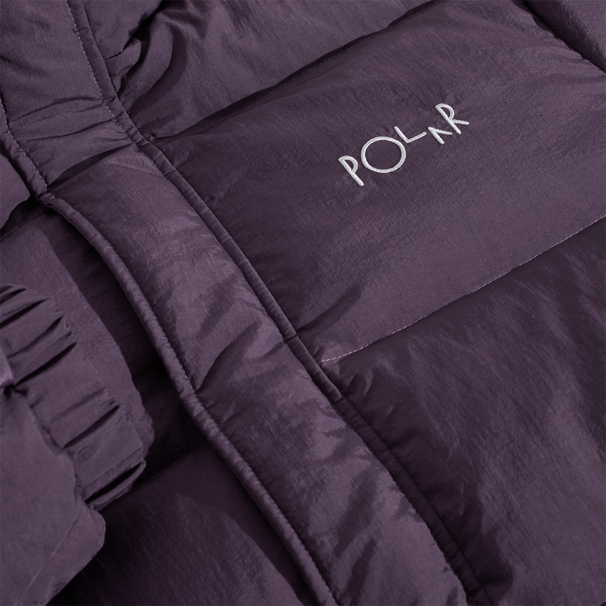 Polar Basic Puffer Jacket Dark Violet