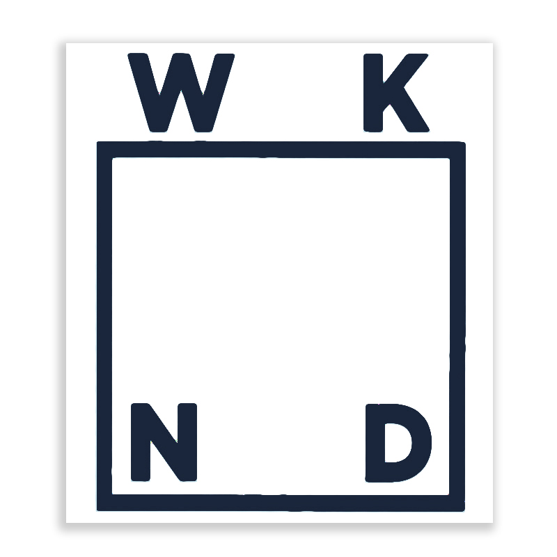 WKND Logo Sticker Navy