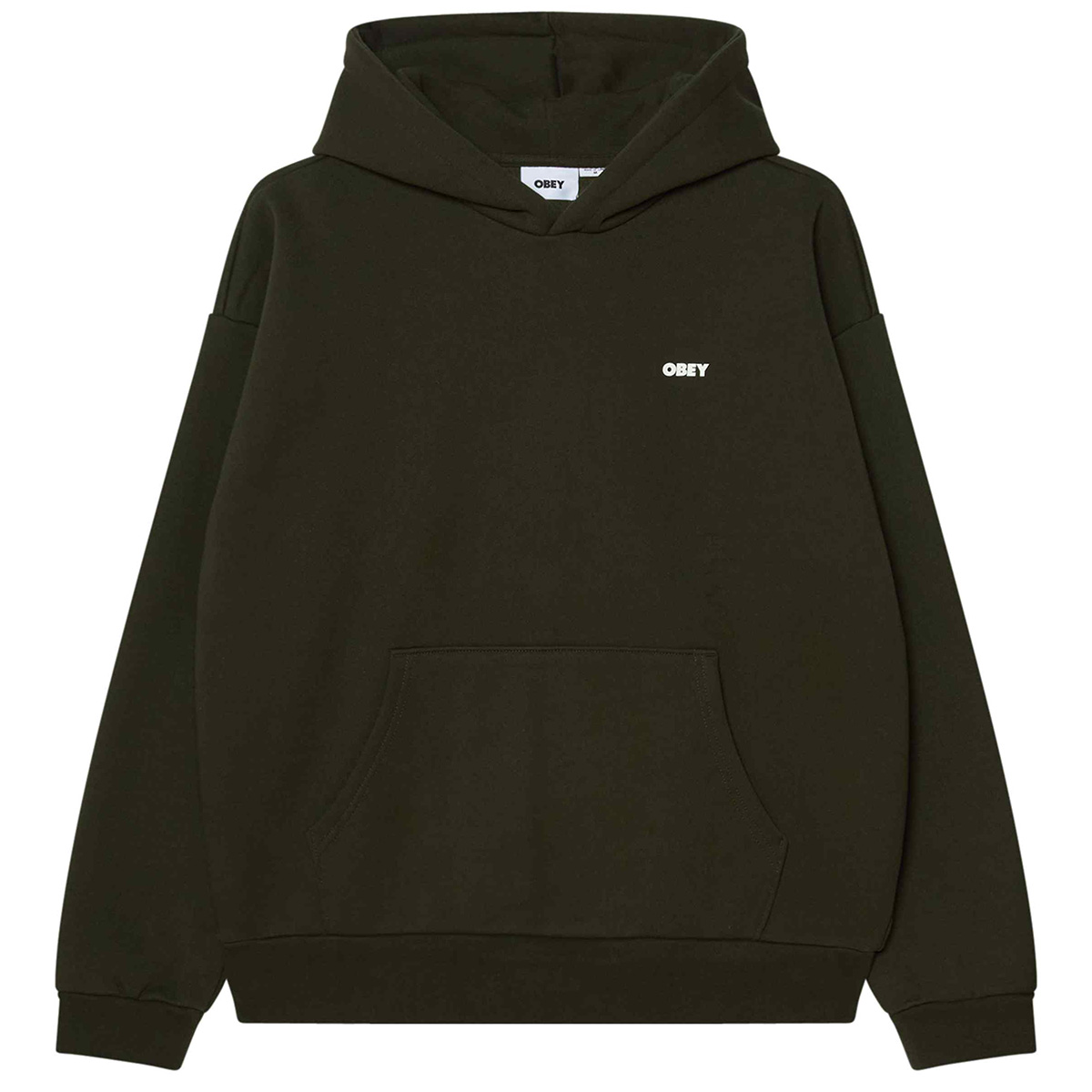 Obey Bold Icon Extra Heavy Hooded Sweater Rosin
