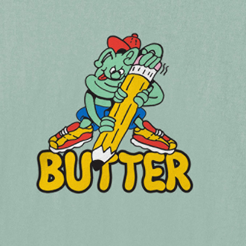 Butter Goods Martian T-shirt Ice Butter Goods Martian T-shirt Ice
