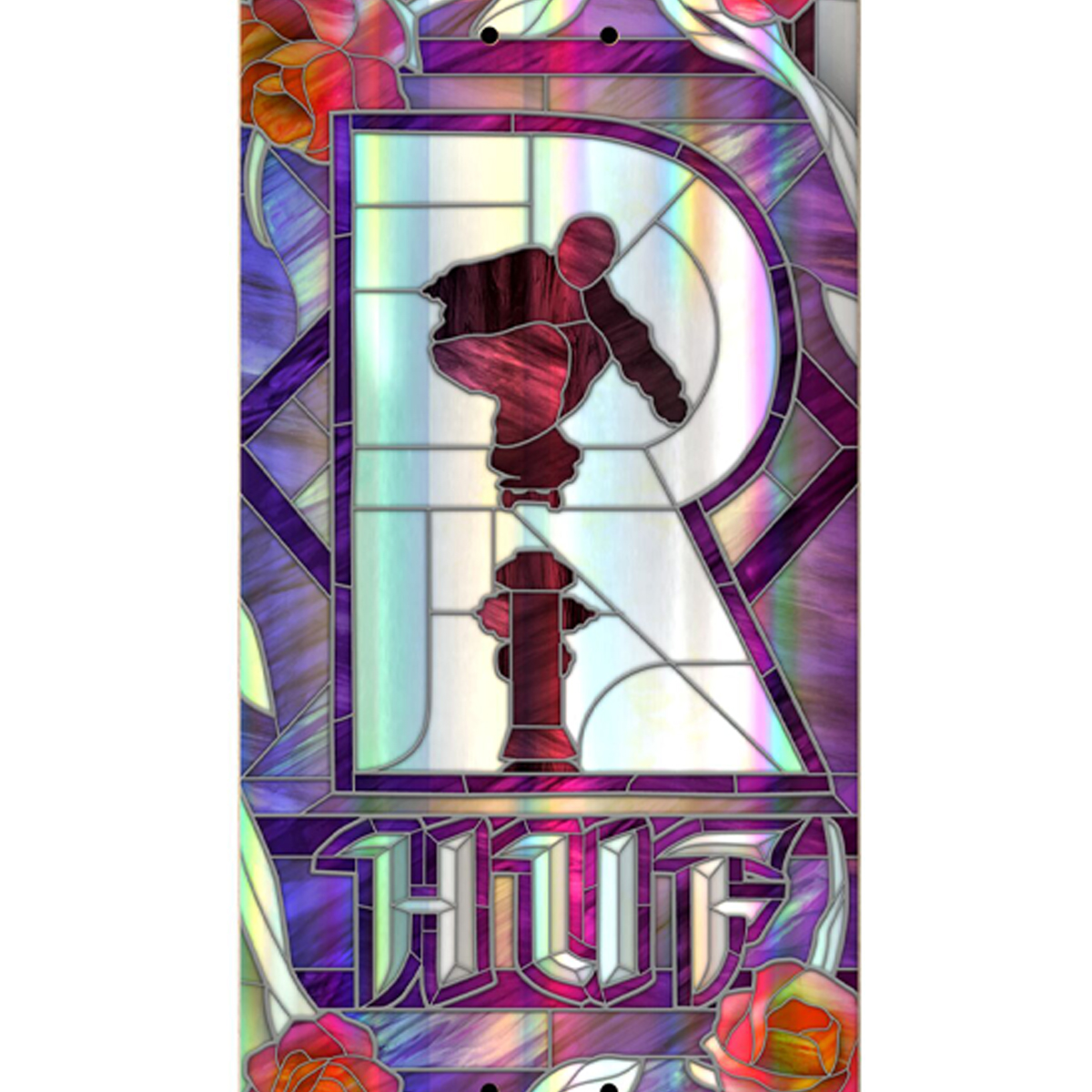 Real Huf Holographic Cathedral Skateboard Deck 8.2 | Skatestore