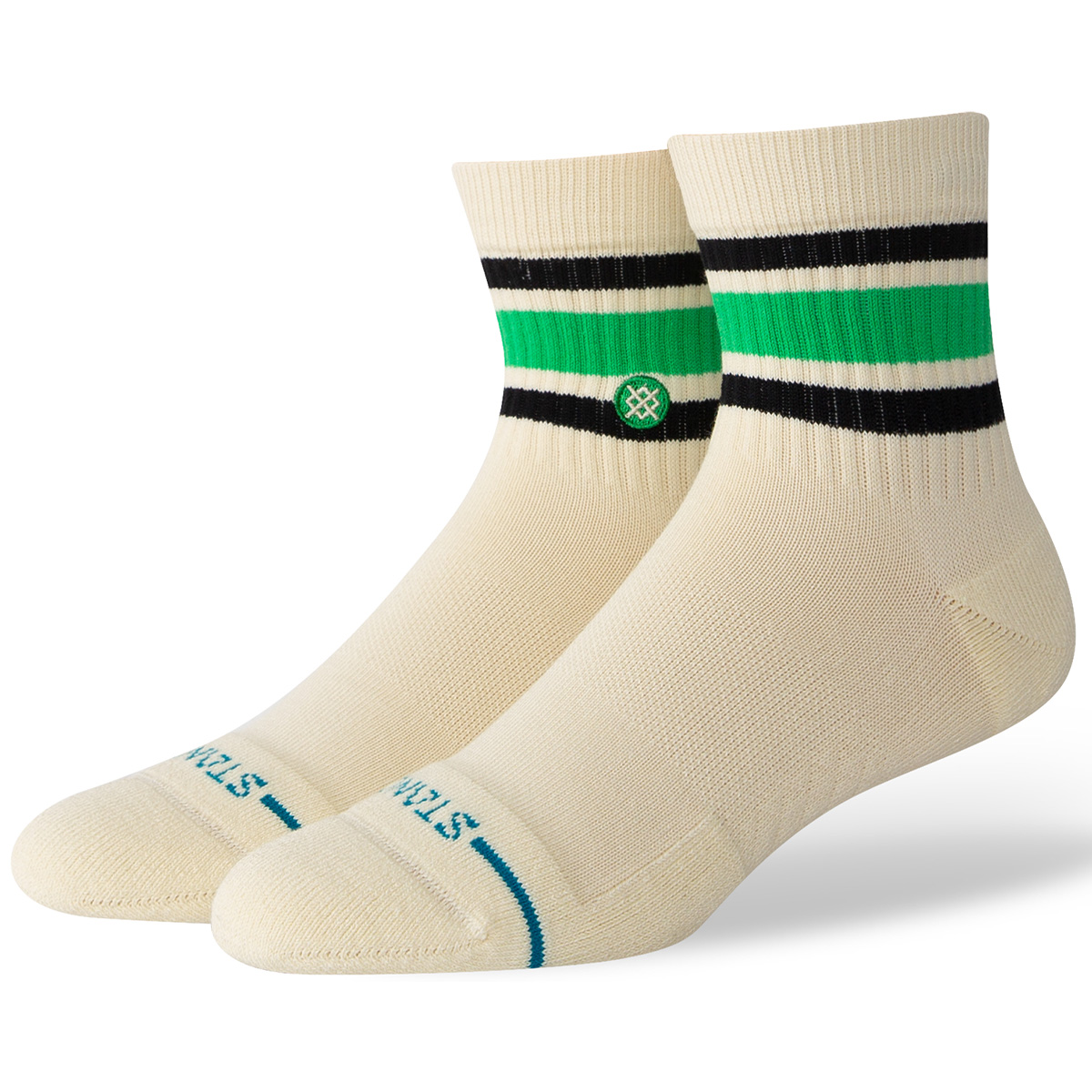 Stance Boyd Quarter Socks Green