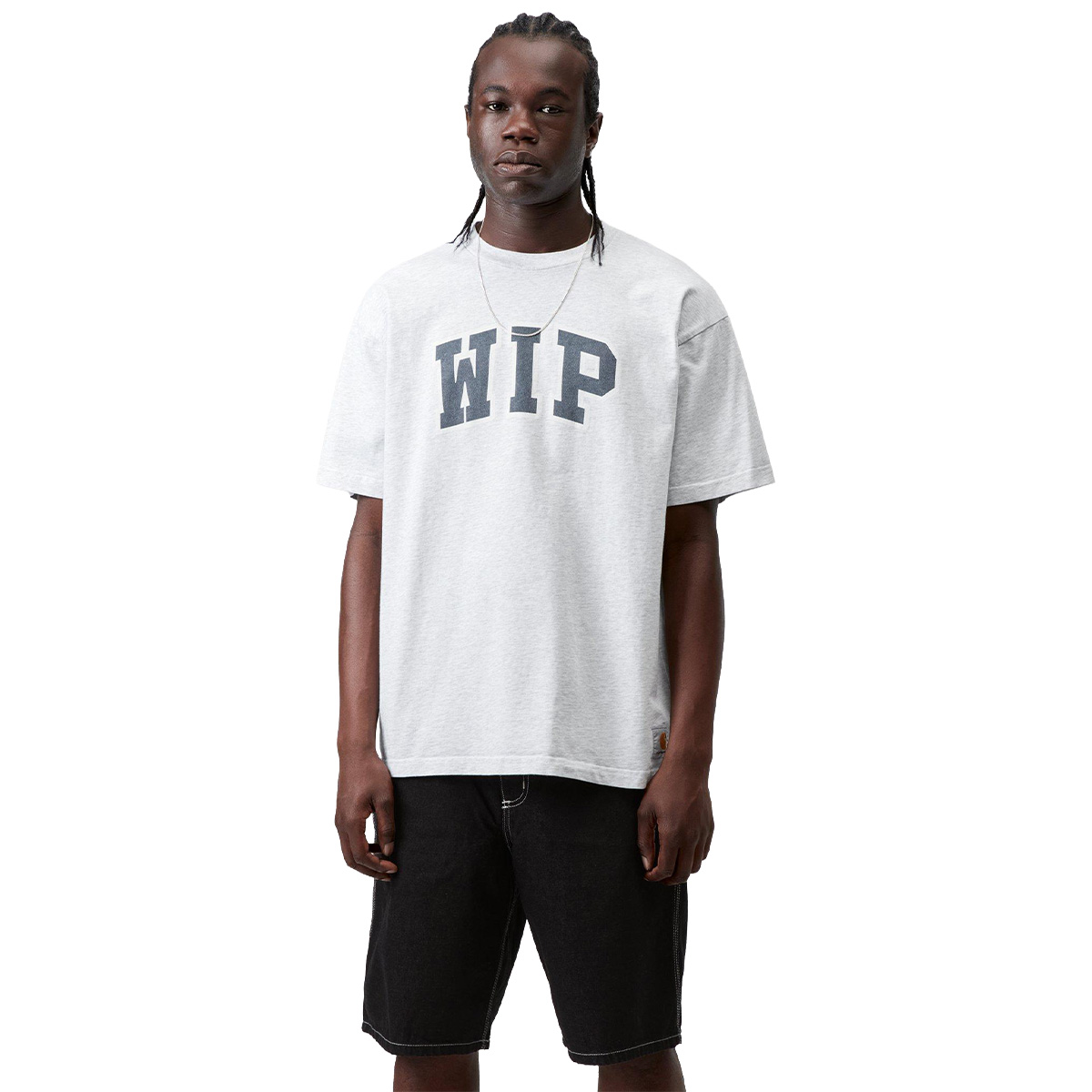 Carhartt WIP WIP III T-Shirt Ash Heather Heavy Stone Wash