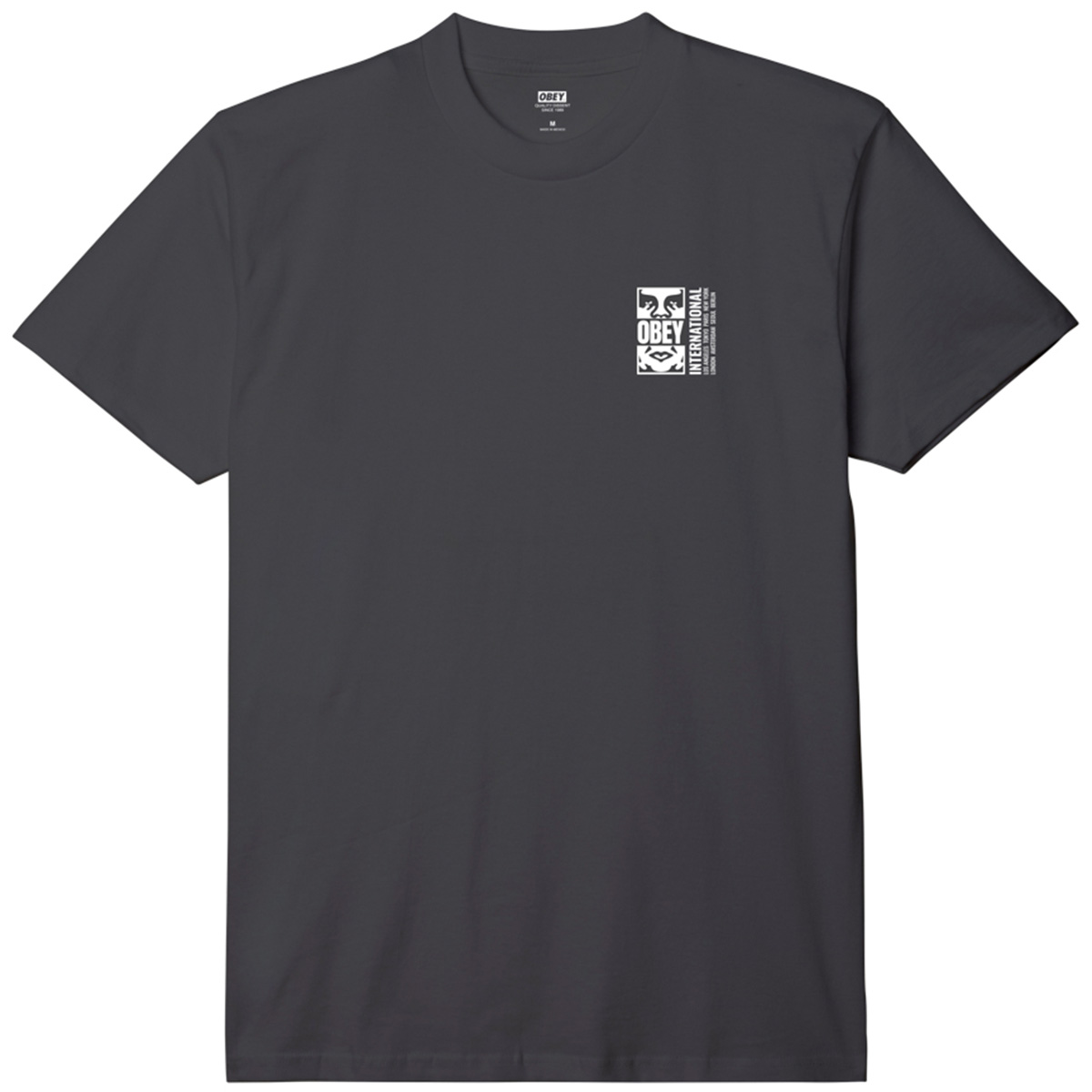 Obey Icon Split T-Shirt Black Obey Icon Split T-Shirt Black