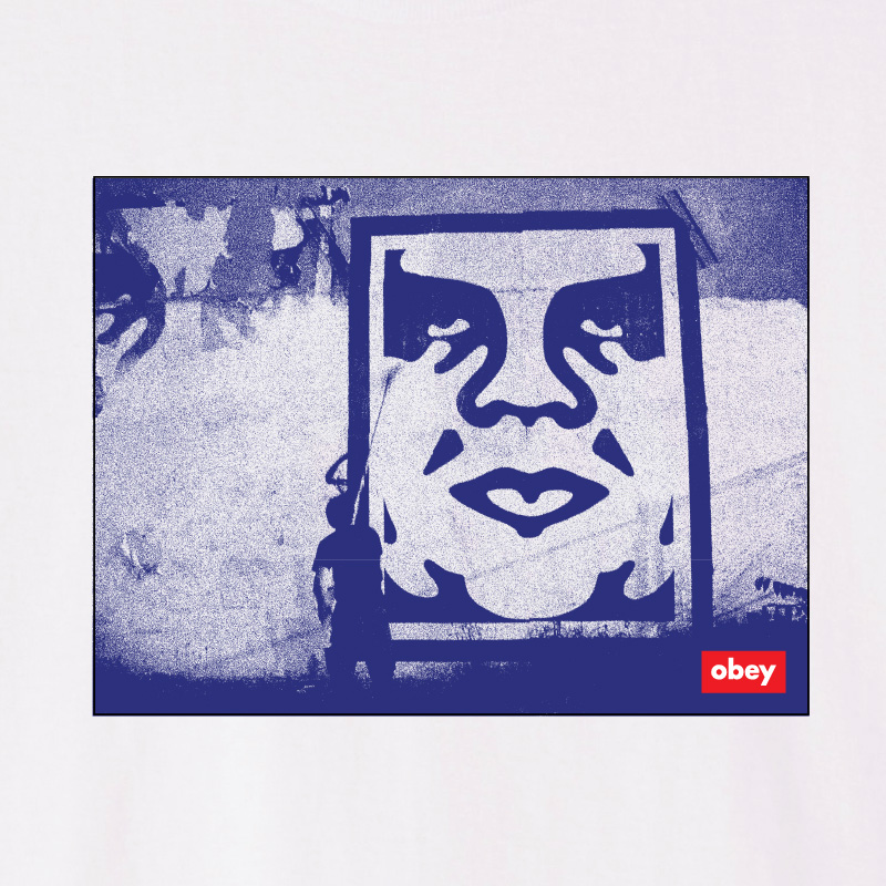 Obey New York Photo T-Shirt White Obey New York Photo T-Shirt White