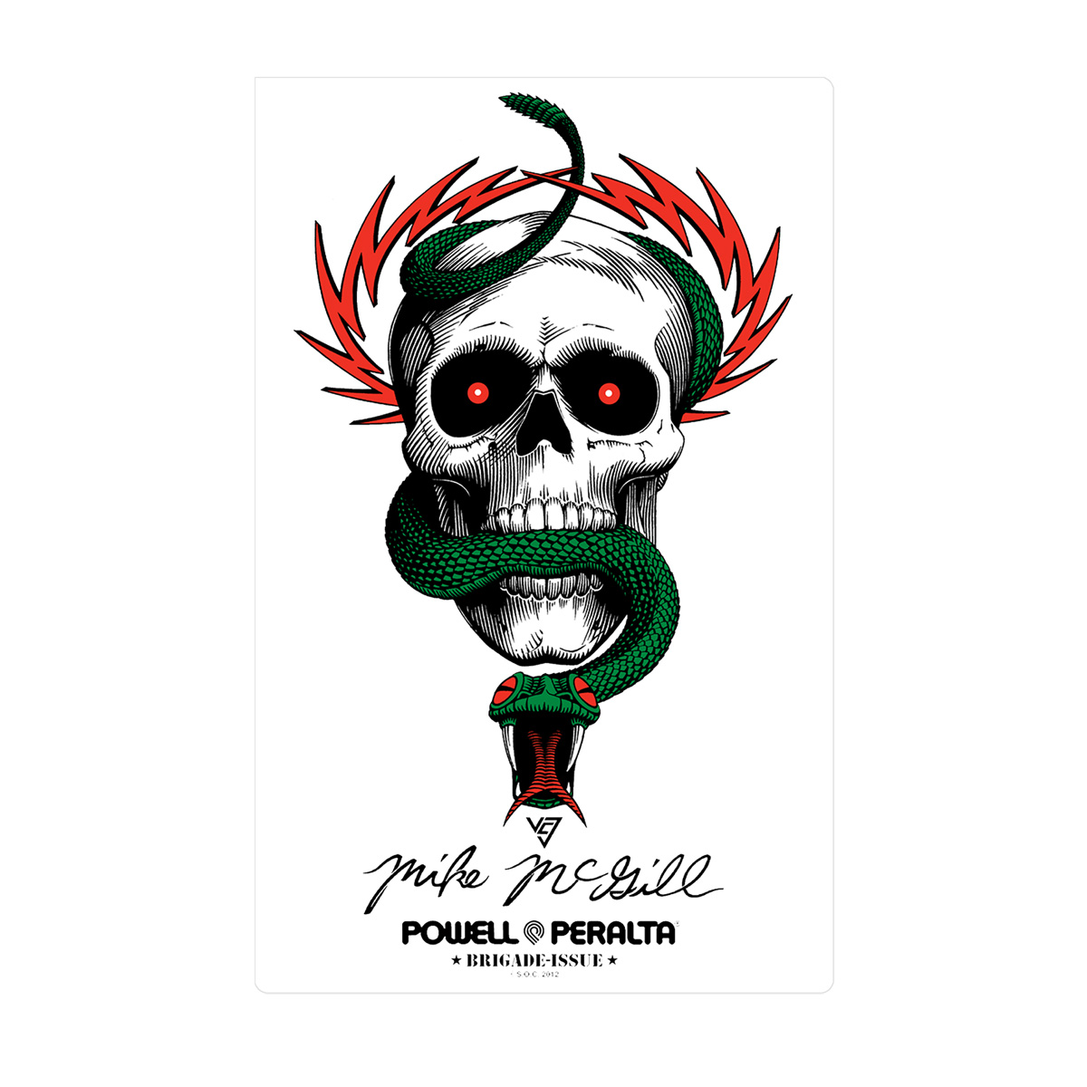 Powell Peralta Bones Brigade Mike Mcgill 6" Sticker 
