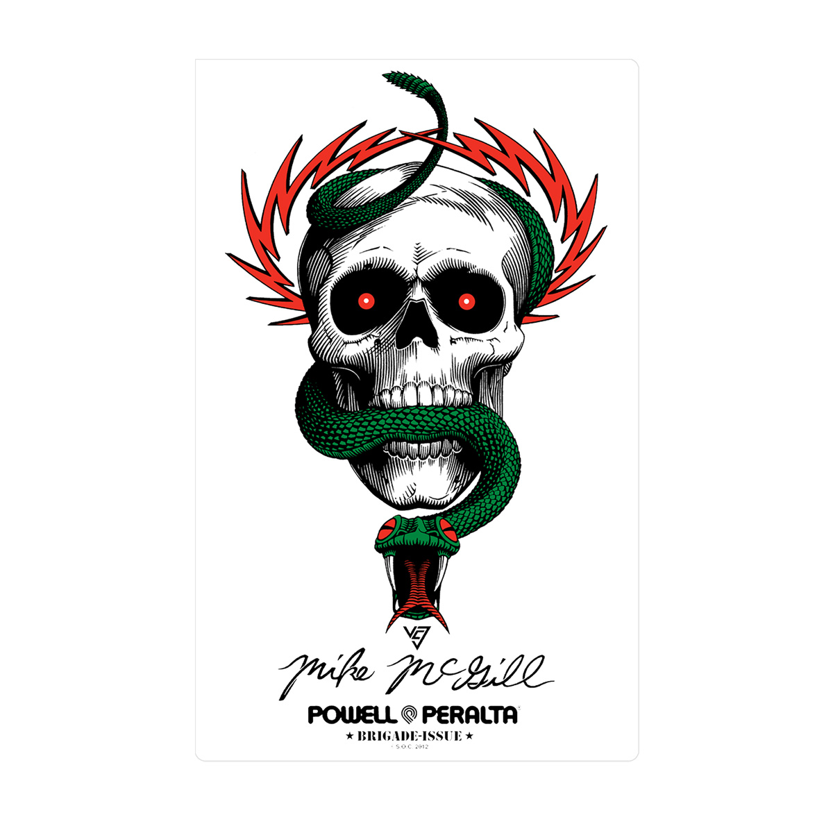 Powell Peralta Bones Brigade Mike Mcgill 6" Sticker