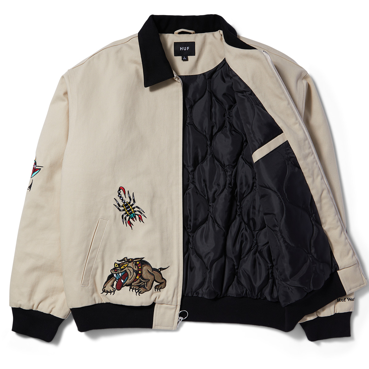 HUF Bledsoe Work Jacket Natural HUF Bledsoe Work Jacket Natural