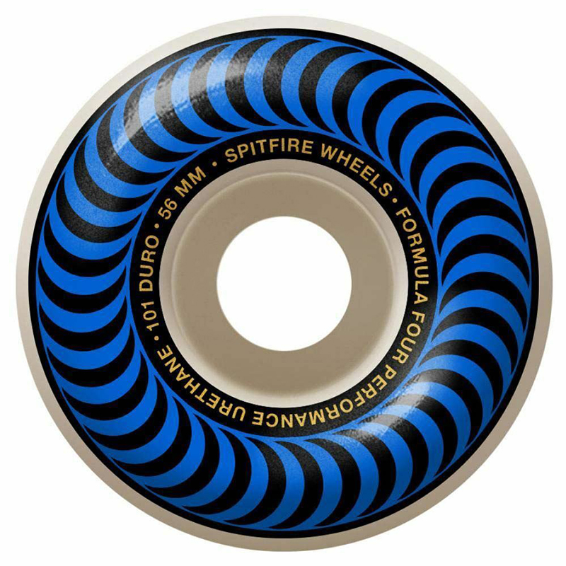 Spitfire Formula Four Classic Wheels 101DU Blue 56mm Spitfire Formula Four Classic Wheels 101DU Blue 56mm