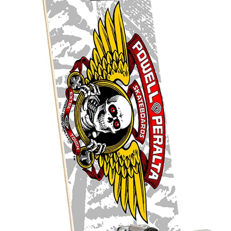 Powell Peralta Winged Ripper Complete Skateboard Shape 242 Silver 8.0 Powell Peralta Winged Ripper Complete Skateboard Shape 242 Silver 8.0