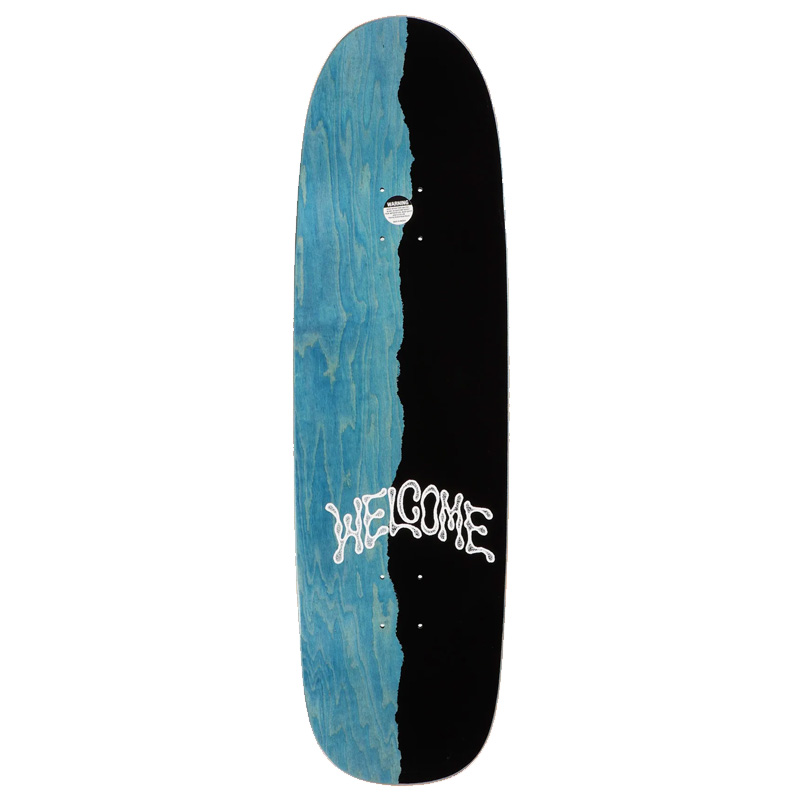 Welcome Twenty Eyes on Boline Skateboard Deck Teal 9.25