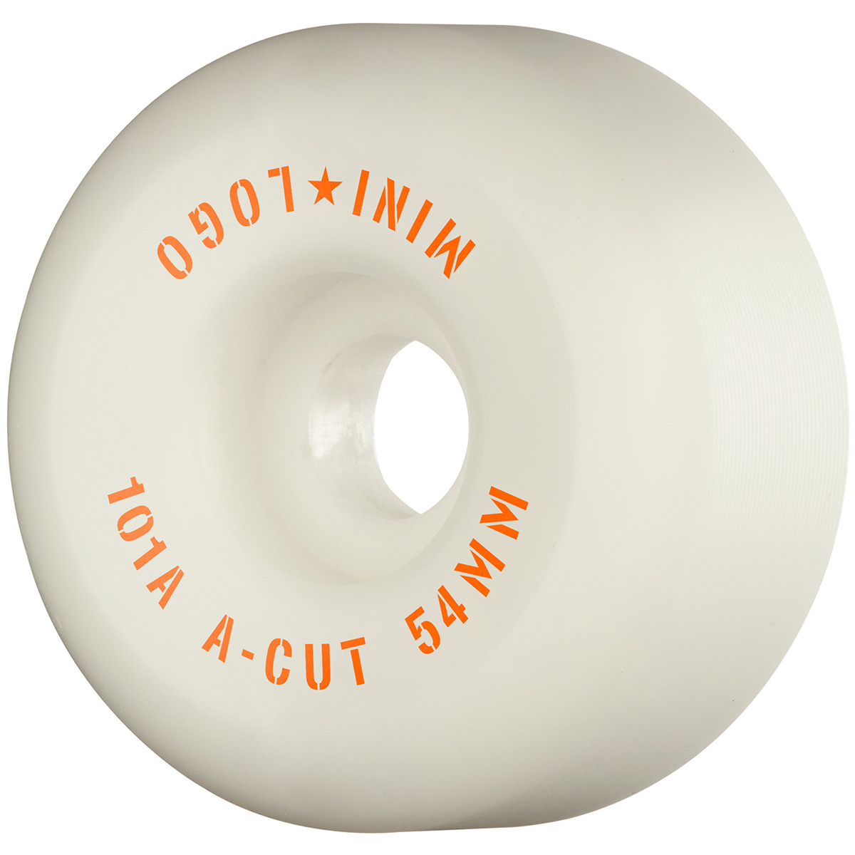 Mini Logo A-Cut-2 Wheels 101A White 54mm