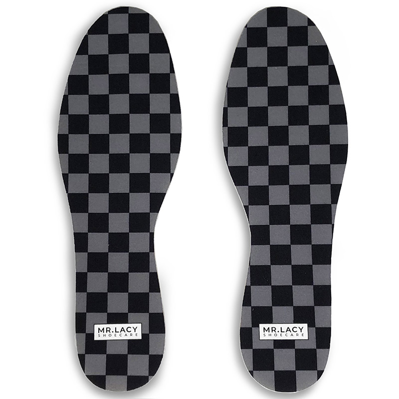 Mr.Lacy Insoles Print Pack Checkered Black-Grey