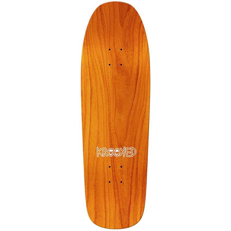 Krooked Sandoval Roll Out Skateboard Deck Green 9.81 Krooked Sandoval Roll Out Skateboard Deck Green 9.81