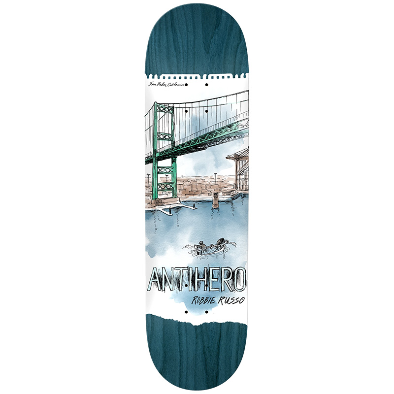 Anti Hero Russo Cityscapes Skateboard Deck 8.5