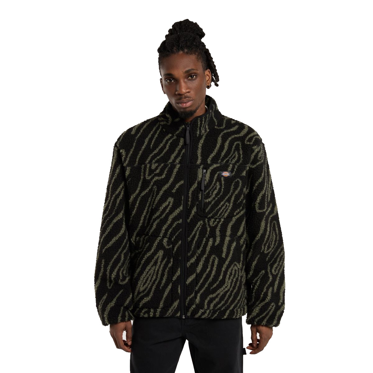 Dickies Mount Hope Fleece Jacket Printed Black