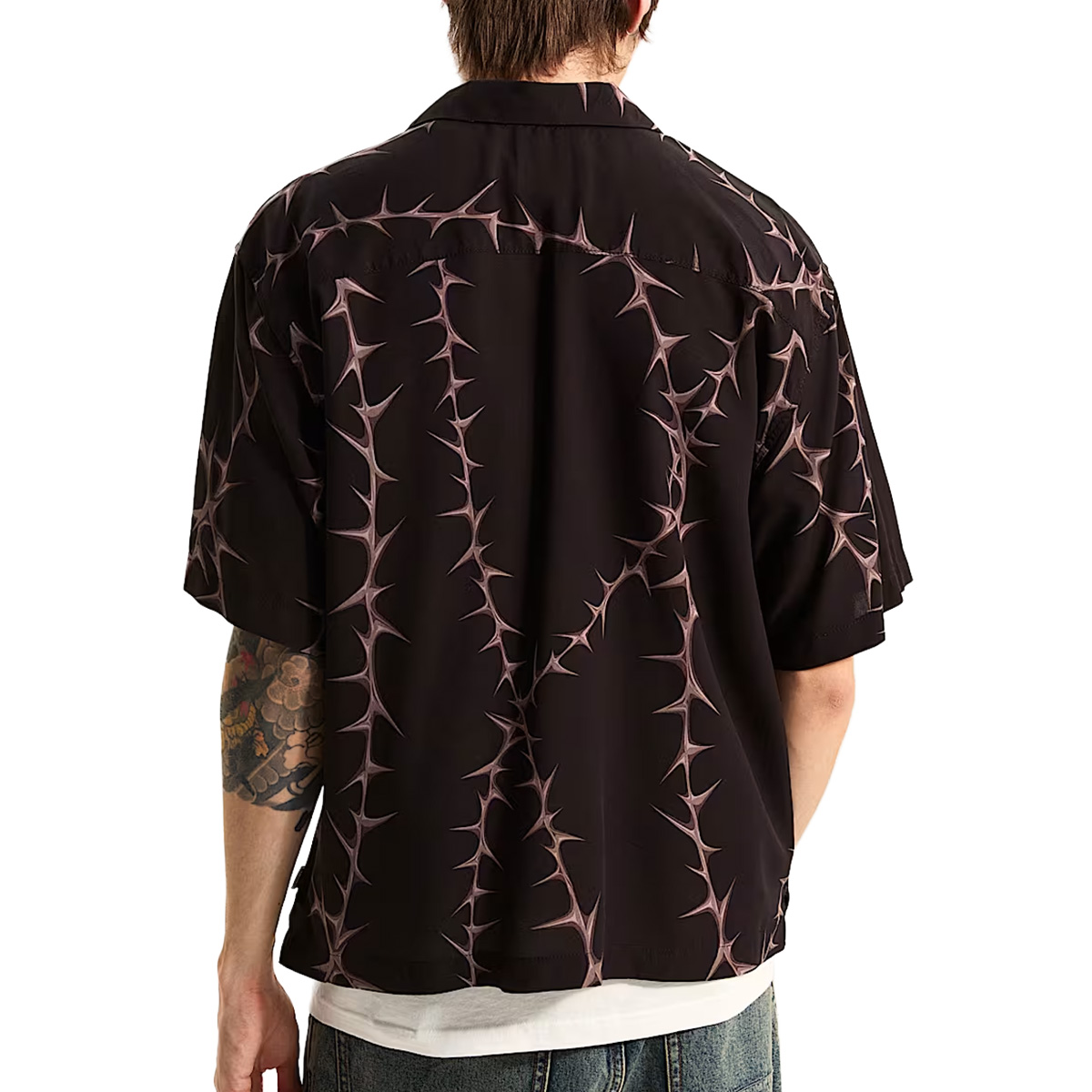 Vans Van Doren Printed Camp Shirt Black