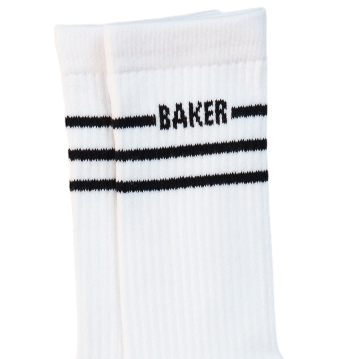 Baker Mini Stripe Socks White Baker Mini Stripe Socks White