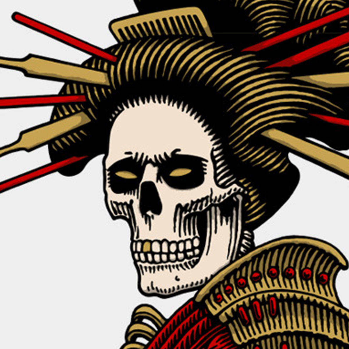 Powell Peralta Sakura Yosozumi Onna-Bugeisha Sticker