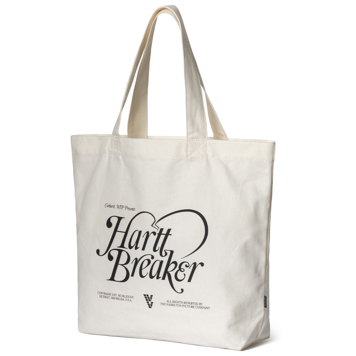 Carhartt WIP Canvas Graphic Tote Large Harttbreaker Print Wax