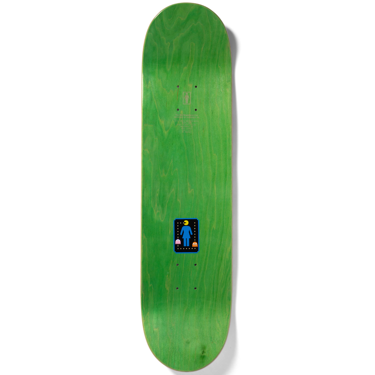 Girl Bannerot Pac-Man Skateboard Deck 8.25 Girl Bannerot Pac-Man Skateboard Deck 8.25