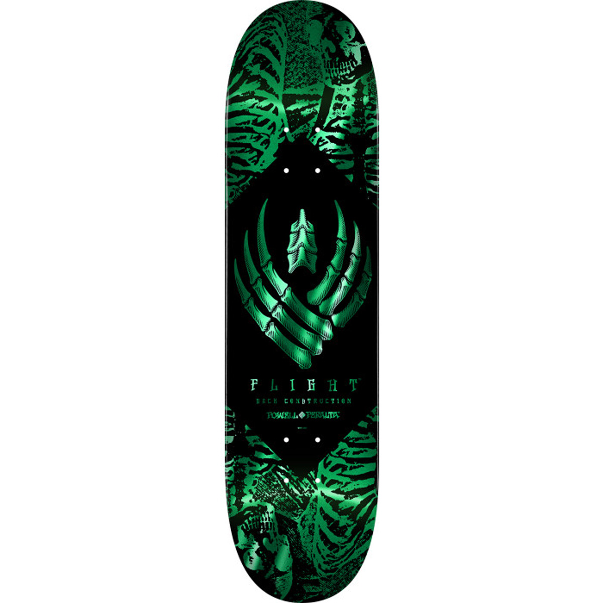 Powell Peralta FLIGHT Skeleton Skateboard Deck Teal foil 8.13 Powell Peralta FLIGHT Skeleton Skateboard Deck Teal foil 8.13