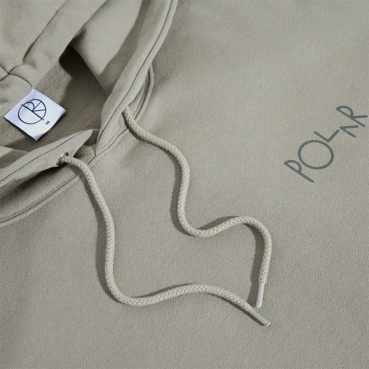 Polar Stroke Logo Dave Hooded Sweater Vetiver