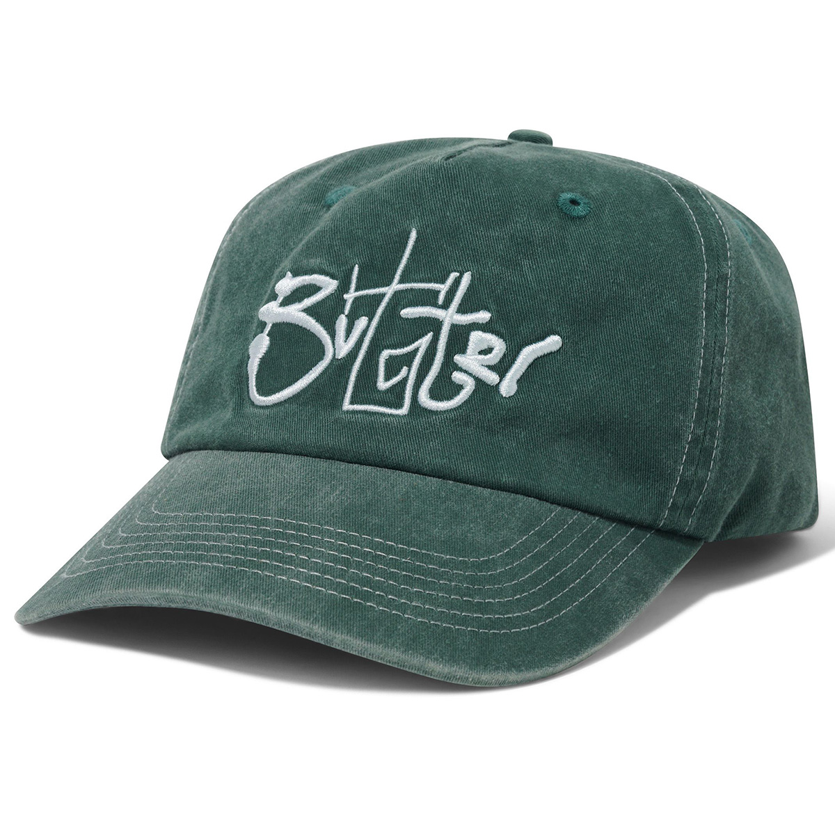 Butter Goods Scribble 5 Panel Cap Washed Forest Butter Goods Scribble 5 Panel Cap Washed Forest