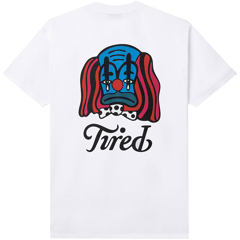 Tired Clown T-Shirt White