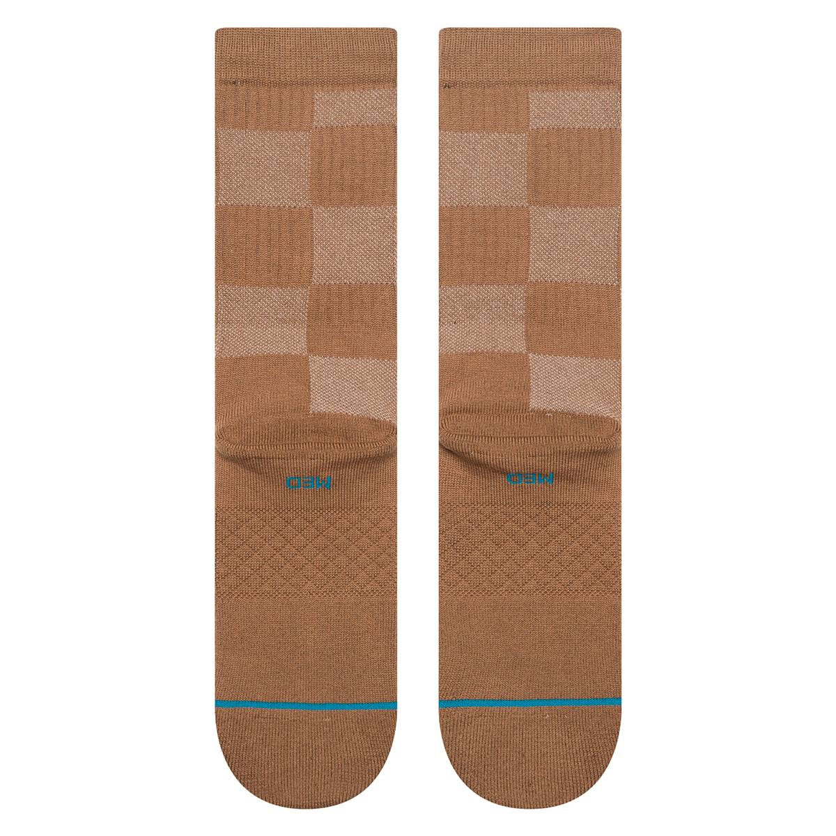 Stance Down And Out Crew Socks Brown Stance Down And Out Crew Socks Brown