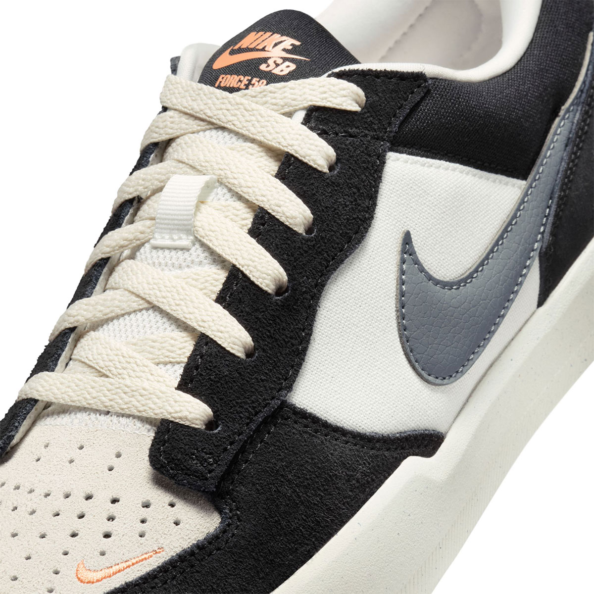 Nike SB Force 58 Black/Cool Grey-Summit White-Sail-Orange Frost