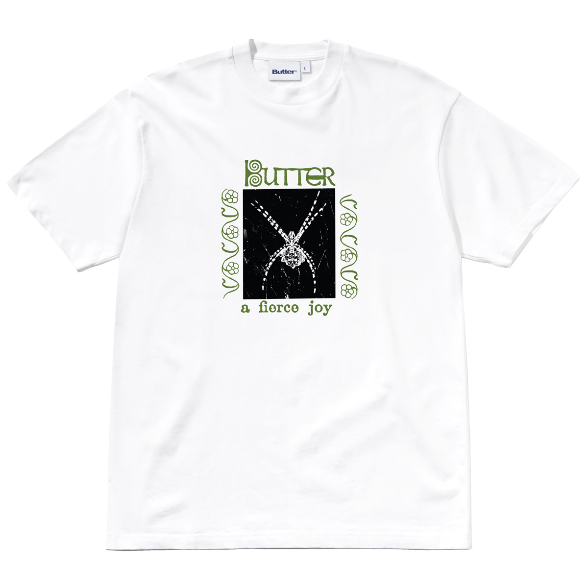 Butter Goods Fierce Joy T-shirt White Butter Goods Fierce Joy T-shirt White