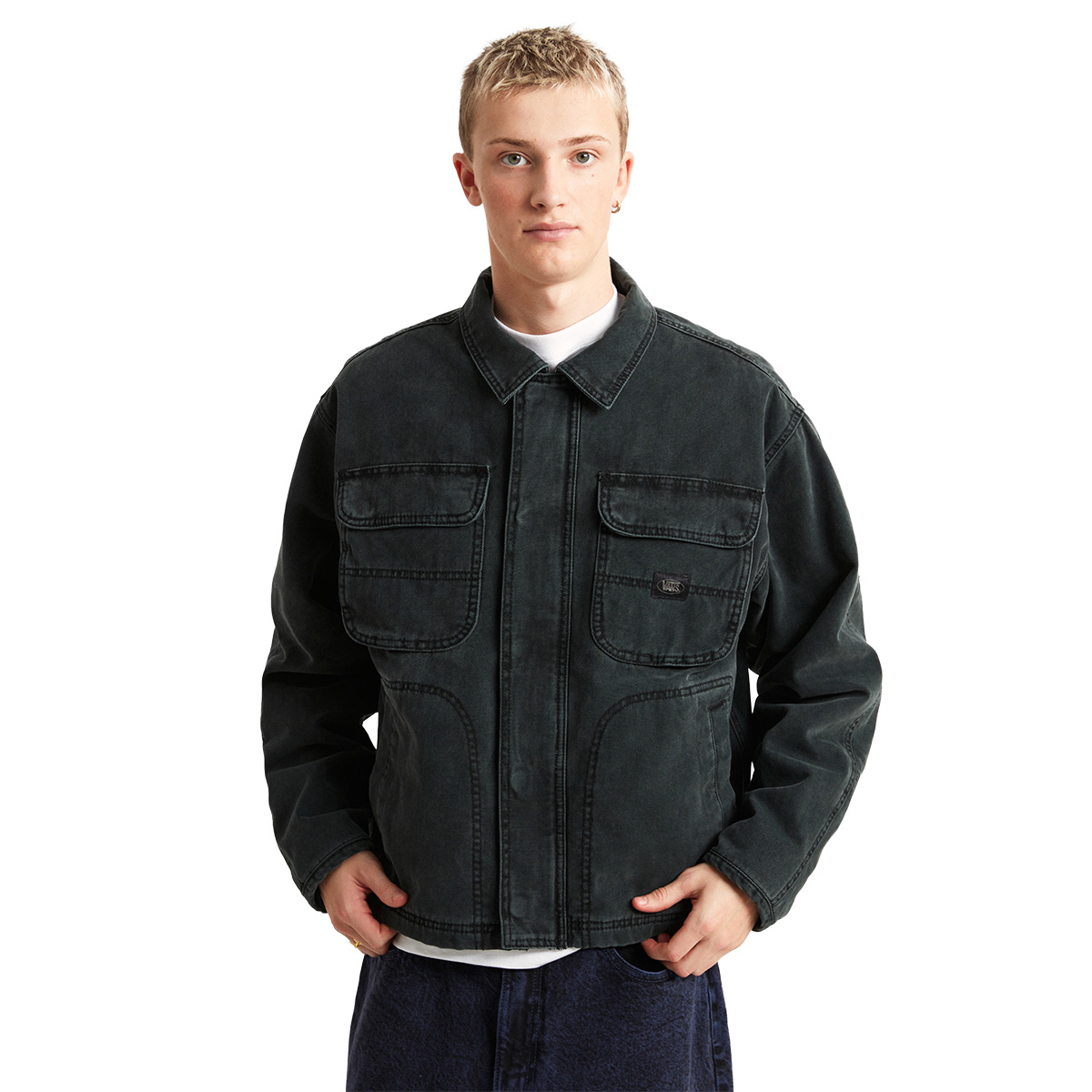 Vans Umber Pigment Canvas Jacket Black